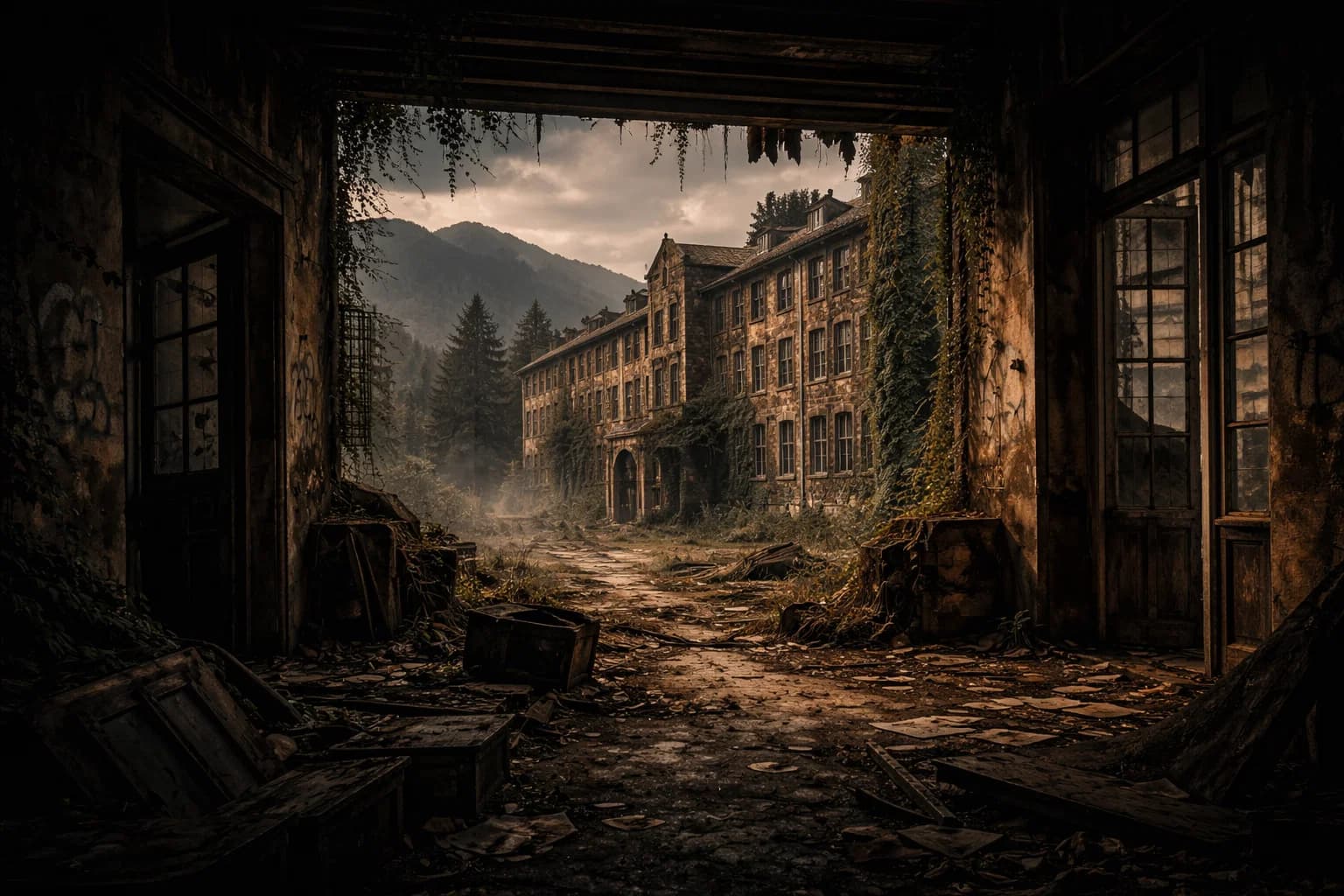 Site industriel abandonné